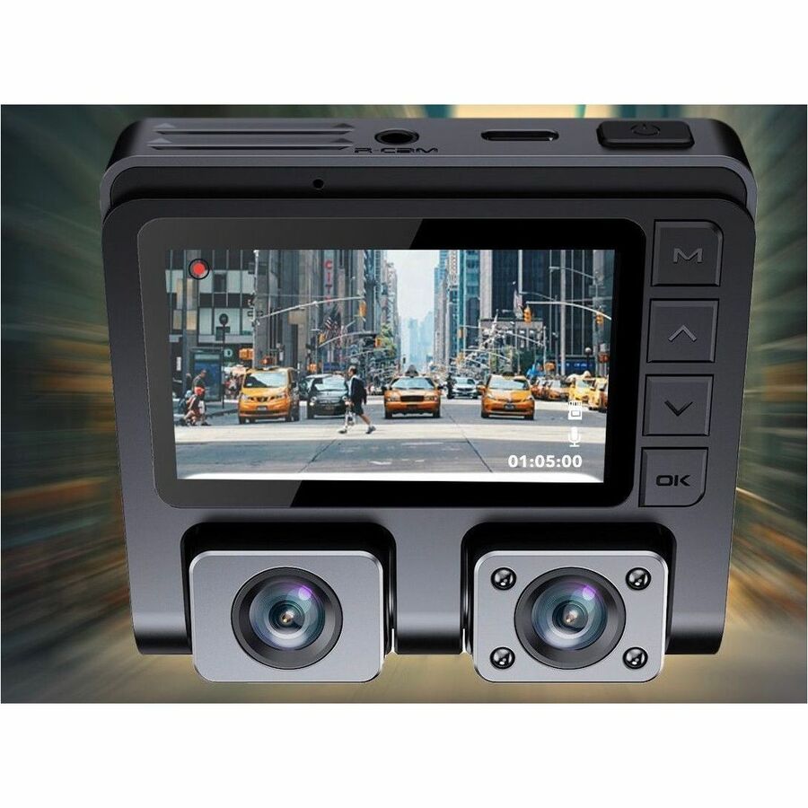 GekoGear Front/Rear Dashcam With Display GekoGear Front/Rear Dashcam With Display